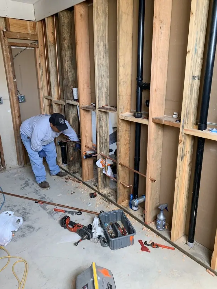 Commercial rough-in plumbing for Commercial Plumbing in Houston